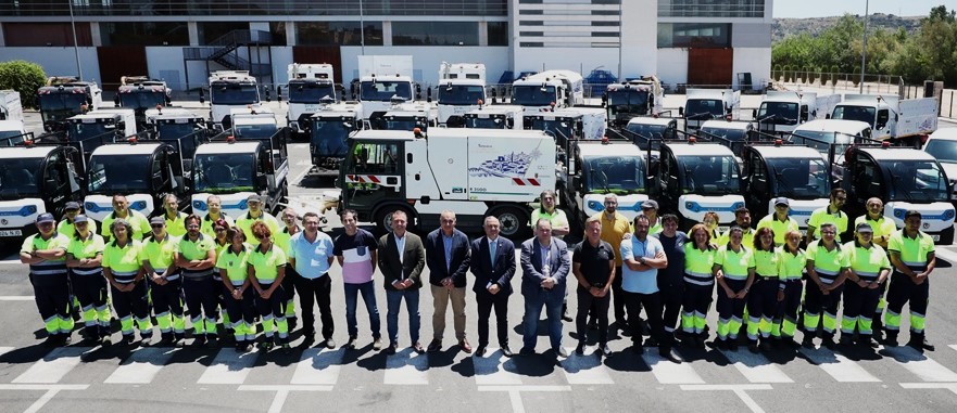 Talavera estrena una nueva flota de limpieza con 32 vehículos